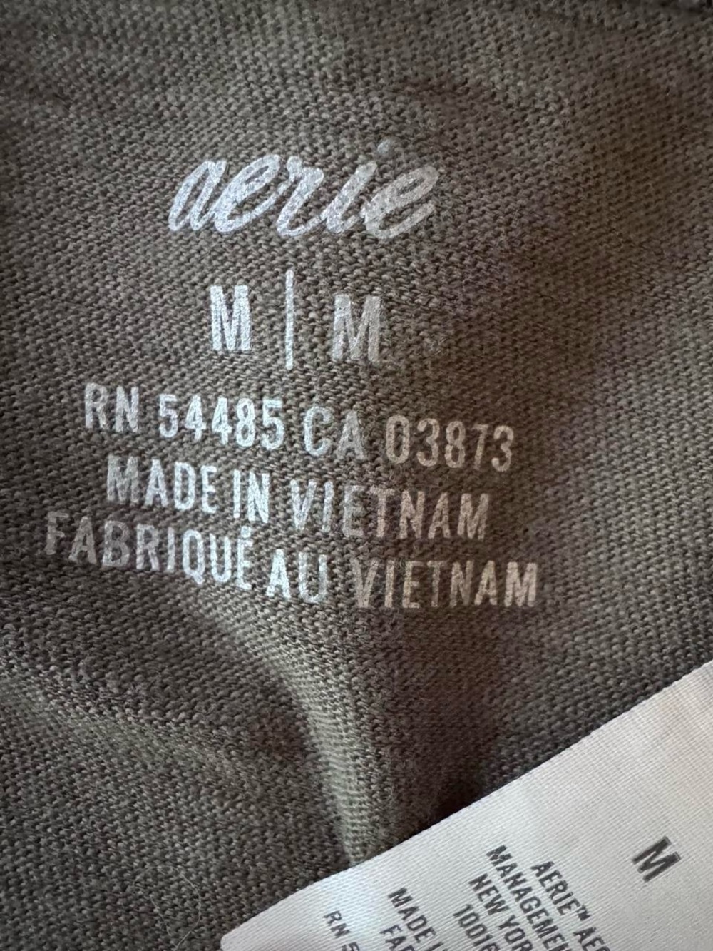 Aerie Army Green Oversized Scoop Neck Tee Medium - Picture 8 of 9